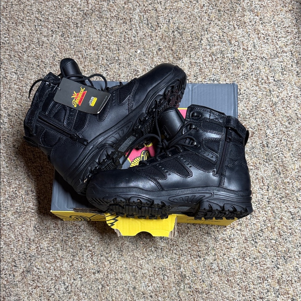 Thorogood Black Men’s  Tactical Boots - Unbranded Outdoor Shoes